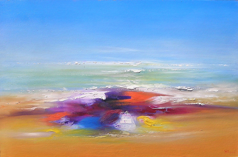 Summer in Greece 02 painting - Ioan Popei Summer in Greece 02 art painting
